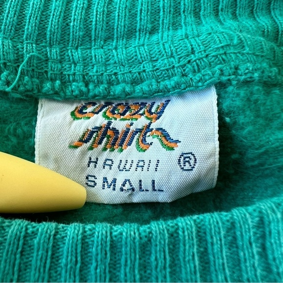 VTG Crazy Shirts SAN DIEGO Embroidered Crewneck Sweatshirt Sailing Flags Small - Picture 9 of 14